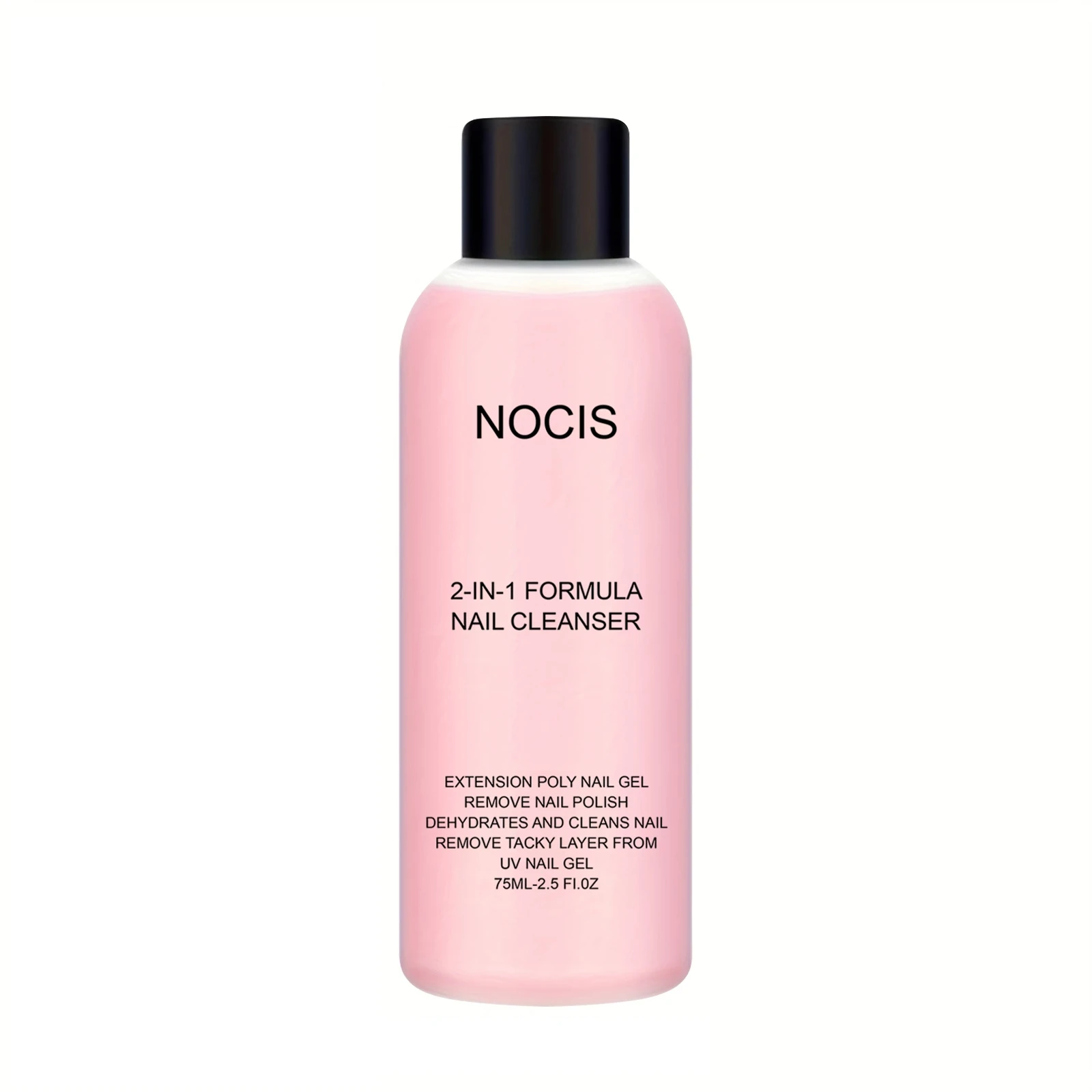 Gel nettoyant 2 en 1 pour ongles et dissolvant de vernis, solution professionnelle antidérapante pour ongles en poly gel pour et gel LED, formule antiadhésive,