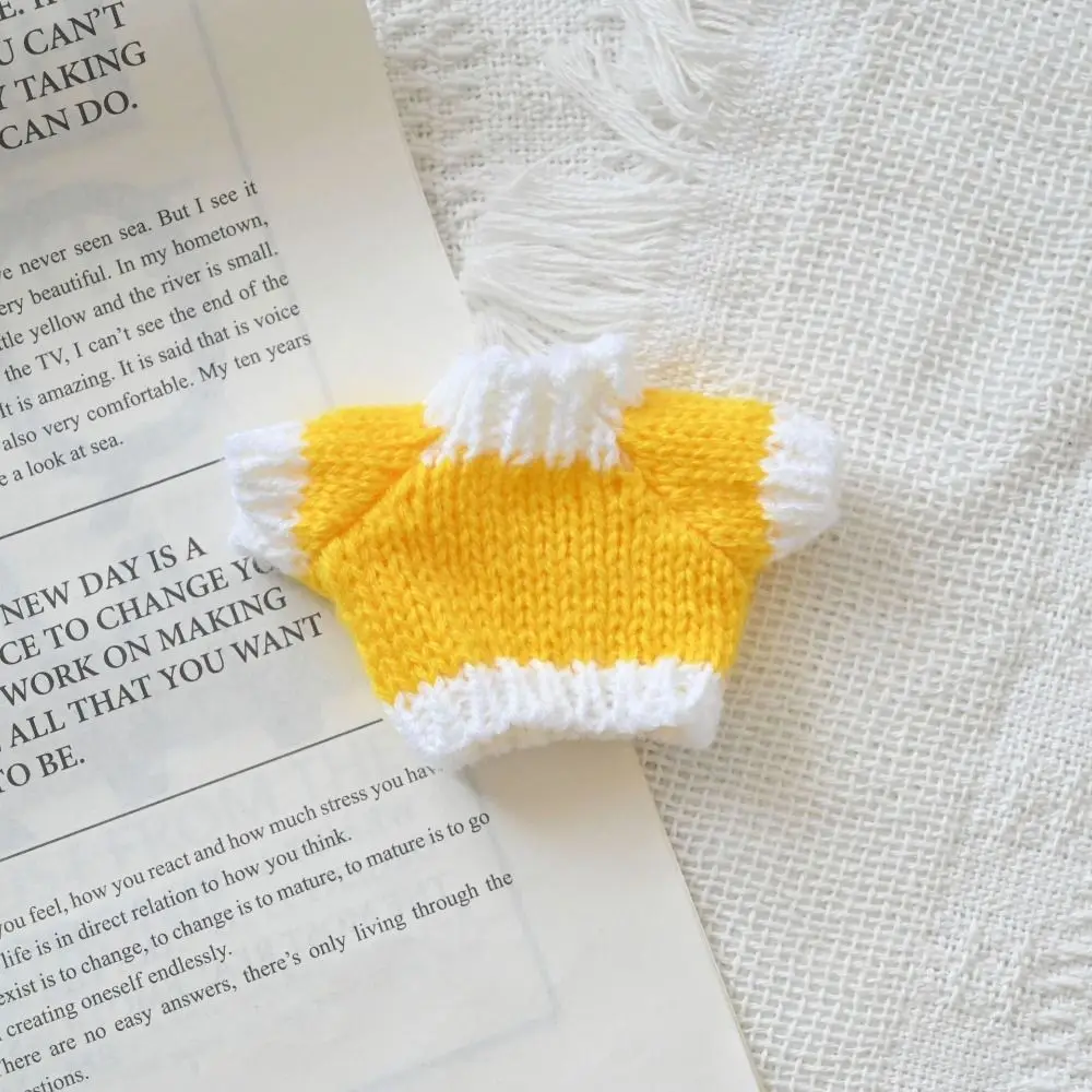 10 cm Baumwolle Mode Puppe Pullover Winter Multistyles Gestrickte Mantel Kleidung Zubehör für 10 cm Baumwolle Puppe/für Idol Puppen – Detail 19