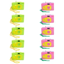 

10Pcs Portable Imitation Photography Props Cartoon Camera Model Playthings