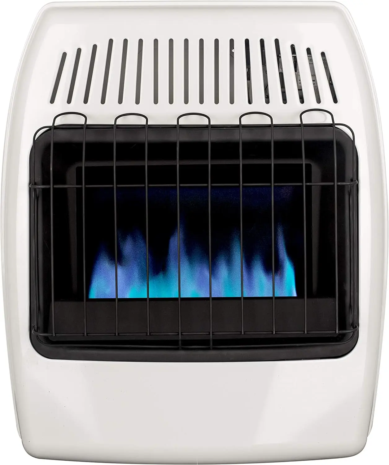 

BTU Natural Gas Blue Flame Vent Free Heater, White