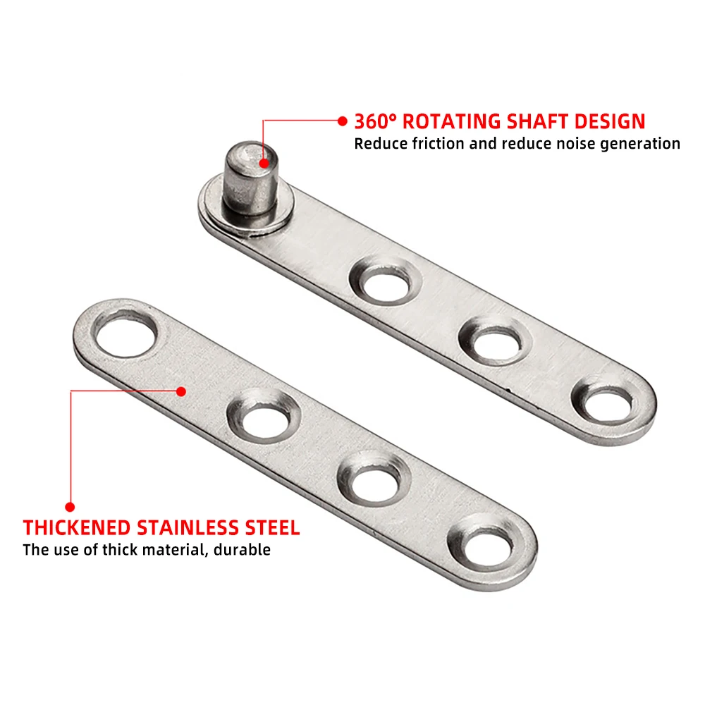 Stainless Steel Doors Hinges 360 Degree Rotating Shaft