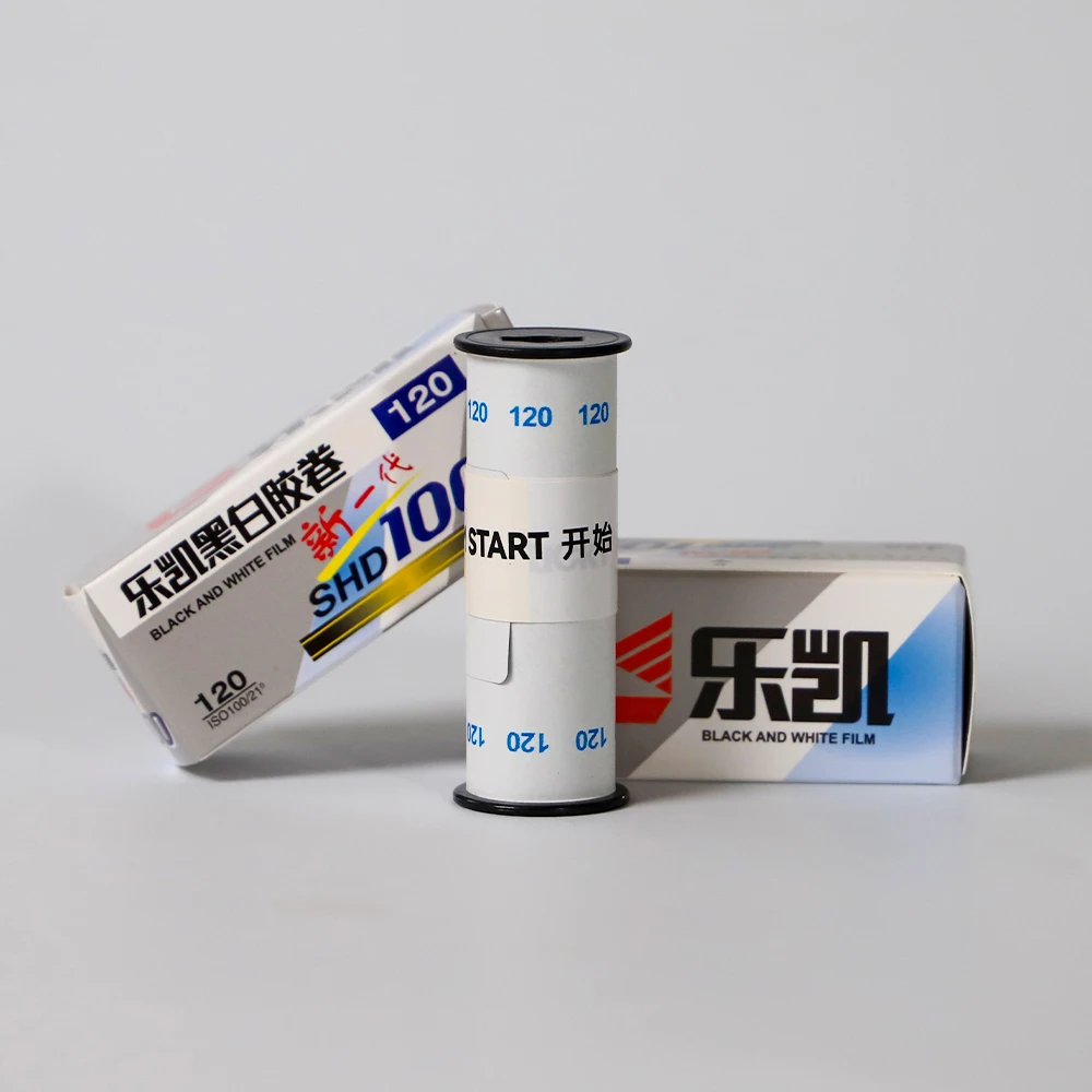 1/3/5/10 Rolls CHINA LUCKY 120 Black And White Film SHD100 ISO 100 Exposure For Kodak Fujifilm Camera（Expiration Date: 2026）