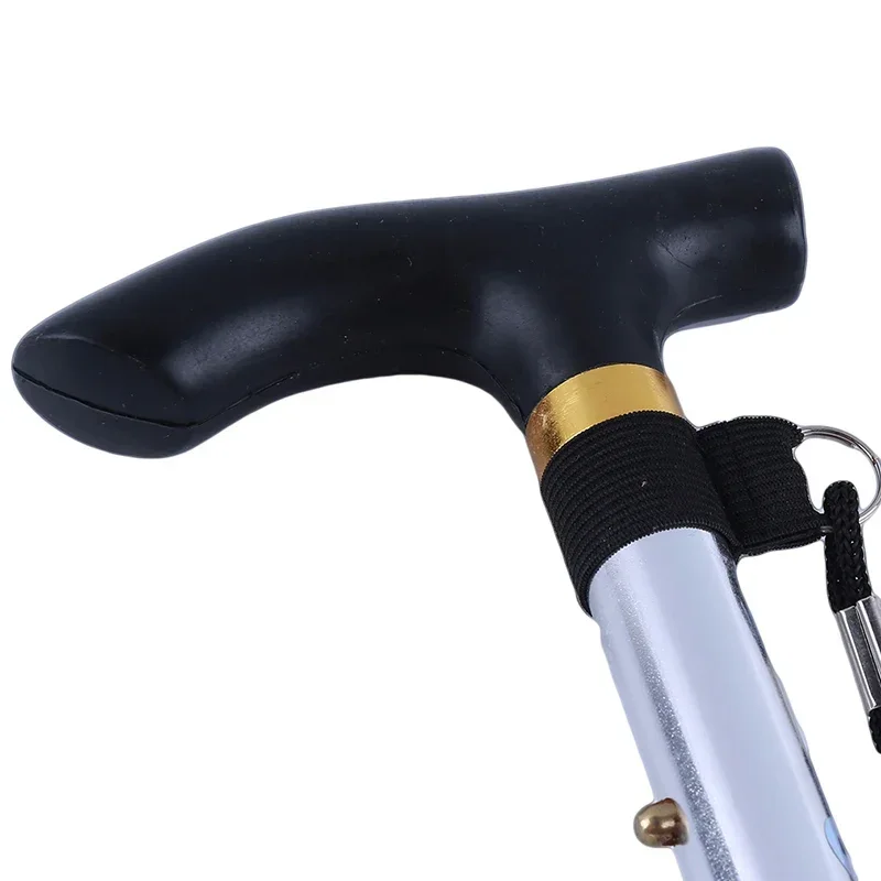 Stick Man Telescopic Baton Self Defense Pole Hiking Mountaineering 3-folded Rod Climbing Walking Sticks Alpenstock Trekking Cane