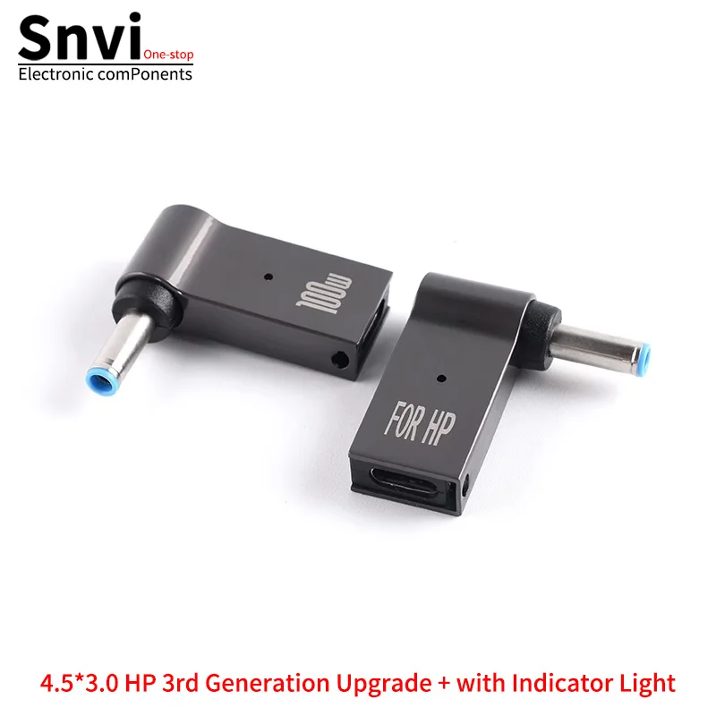 High-Power 100W Fast Charging Adapter: Type-C to DC PD Trigger Cable with Round/Square Port