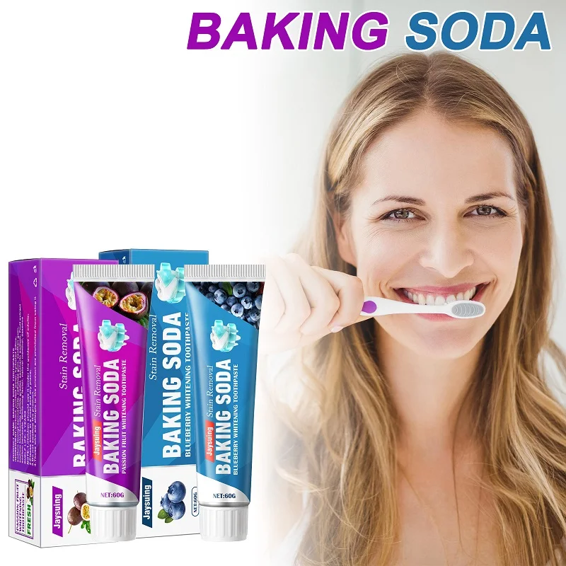 Baking Soda Toothpaste Teeth Whitening Cleansing Teeth Stains Removal
