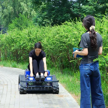 Customized All-Terrain AI Remote Lawn Mower – 550mm Engine, Remote Control Riding Lawn Tractor for Agricultural Use 1