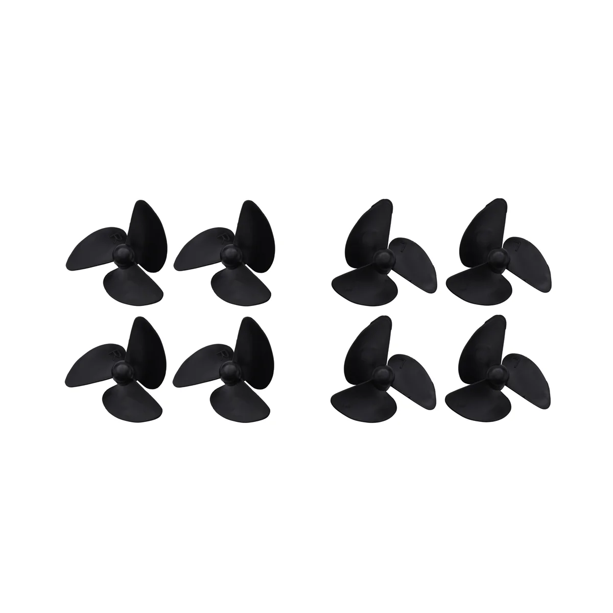 

8 шт. 3-лопастный пропеллер 4 левый и 4 правый для 2011-5 рыболовных приманок лодка рыболокатор радиоуправляемая лодка запасные части Аксессуары