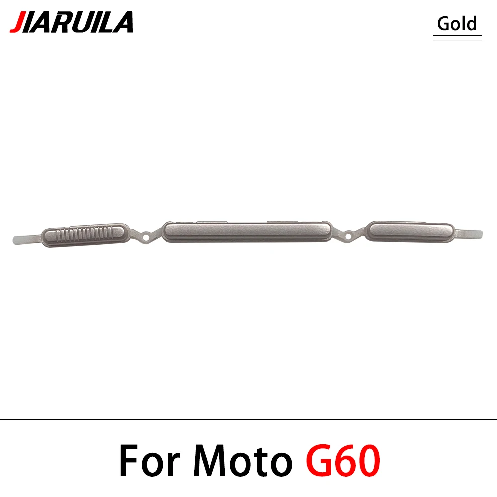 측면 볼륨 버튼 + 전원 켜기/끄기 버튼 키 교체 부품 모토 G71 G60S G60 G41 G51 5G G Pure용