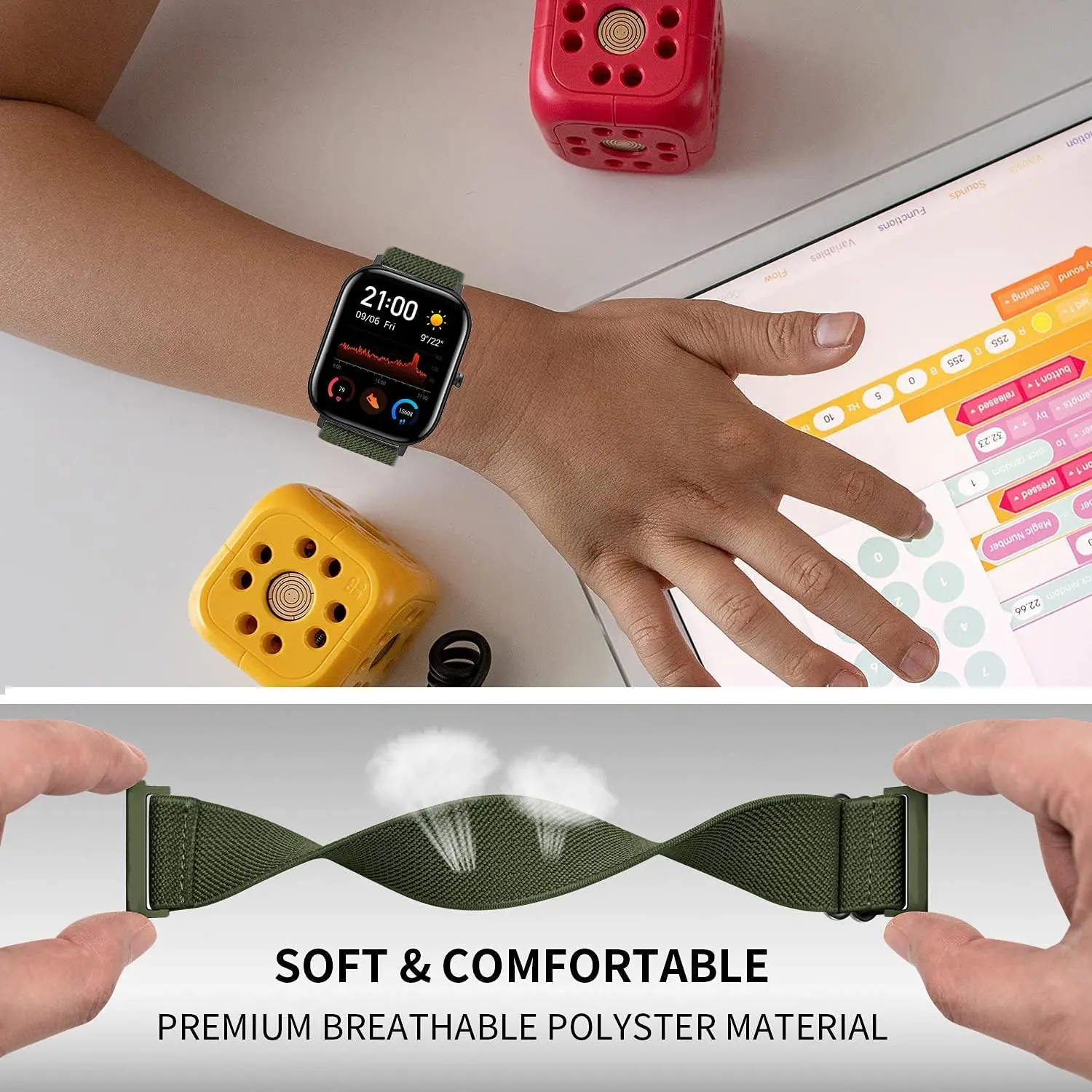 Nylon Loop Watch Band – Soft and Durable Strap