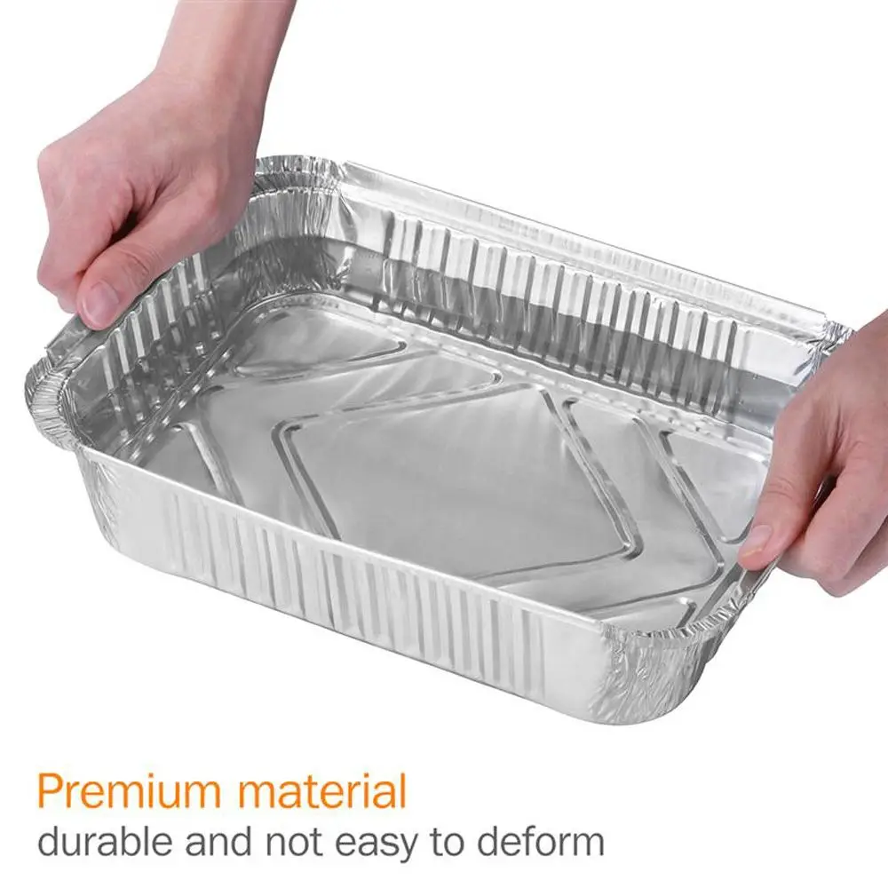 Disposable Replacement Grill Catch Tray Tin Aluminum Foil Barbecue Kitchenware Grease Drip Pan BBQ Drip Pan Kitchen Supplies