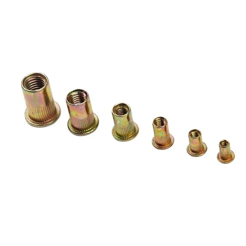 170pcs M3 M4 M5 M6 M8 M10 Rivet Nut Kit + Hand Threaded Rivet Nuts Gun BT606 Manual Riveter Gun Riveting Rivnut Rivet Tool