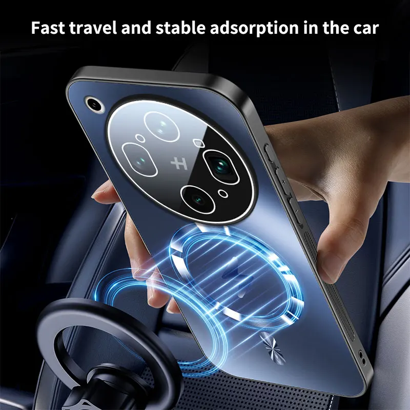 AG Matte Lightning Magnetic Skin-Friendly Wireless Charging Case