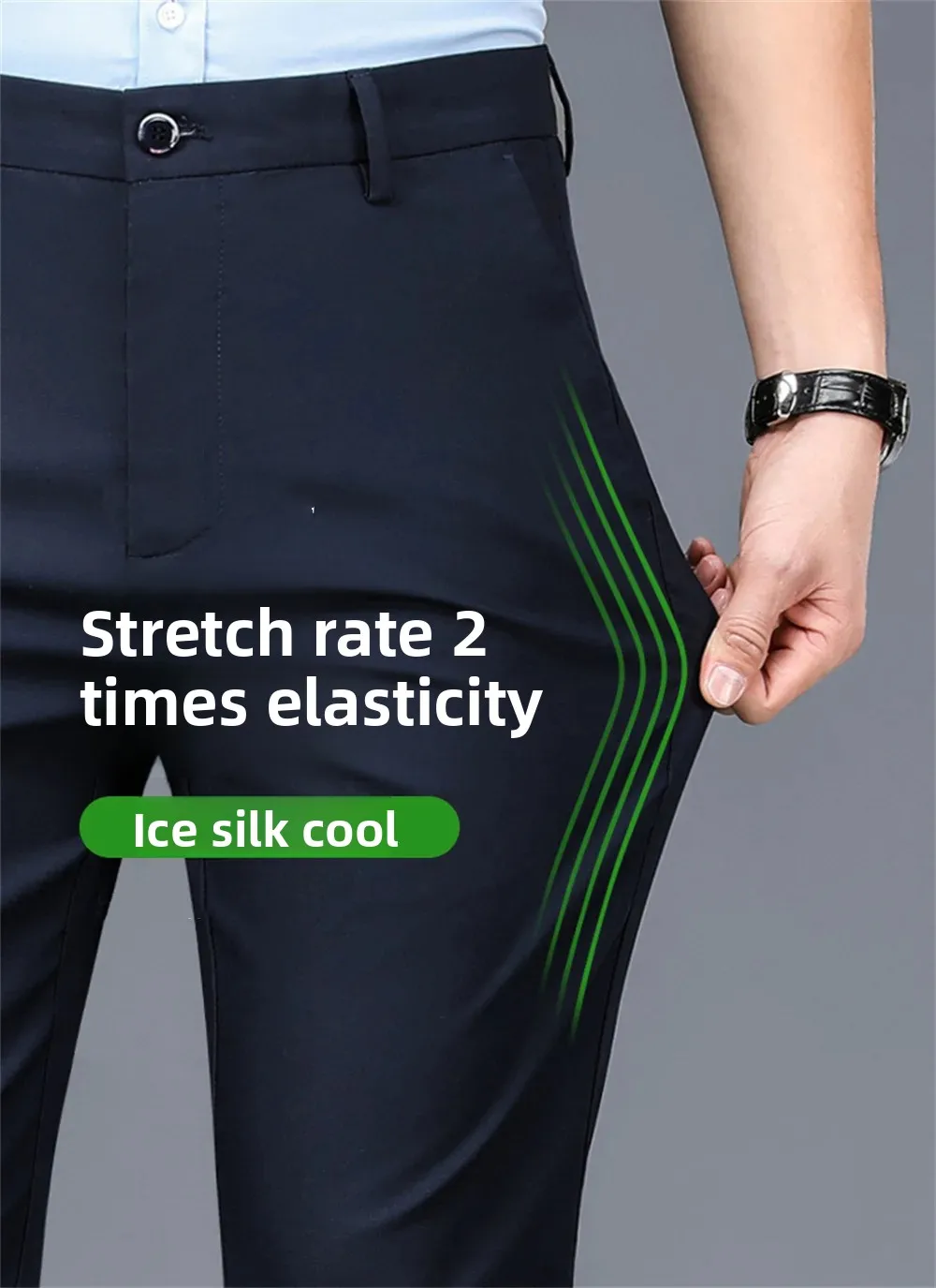 Pantalon de golf confortable à séchage rapide pour homme