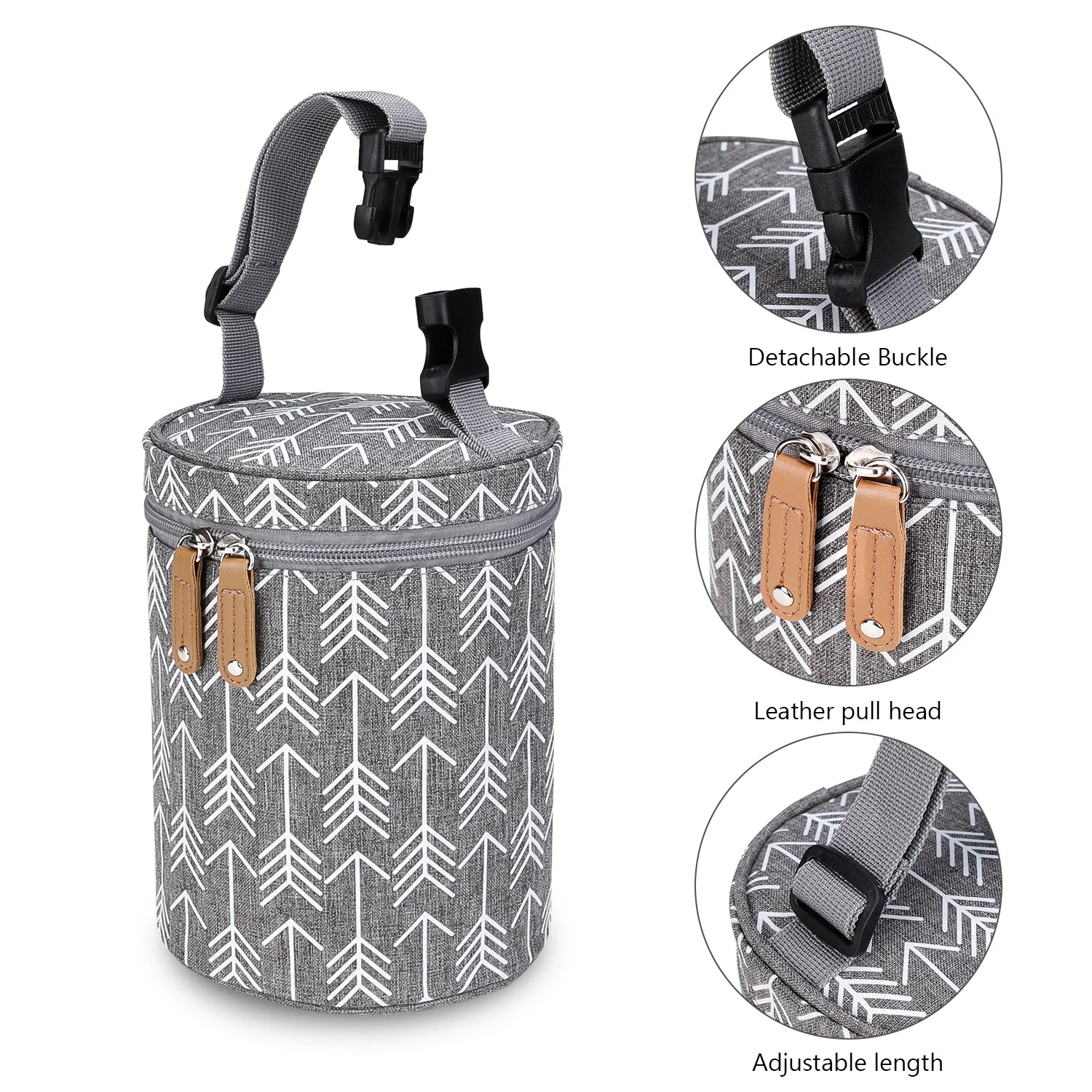 Convenient Water Cup Insulated Cooler Bag Portable Baby Bottle Warmer Handbags Breast Milk Cooler Thermal Storage Bag  for Baby 5