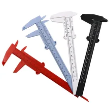 

Portable Double Scale 150MM Plastic Vernier Caliper Measuring Tool Caliper Ruler Plastic Gauge Instrument Measurement Tools