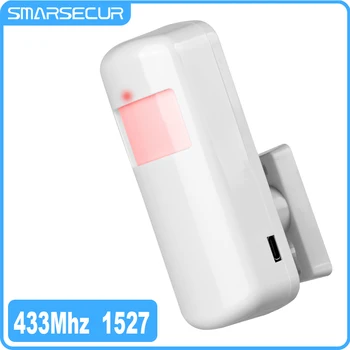 Wireless Infrared Motion Detector 433MHz eV1527 for Home Alarm System PIR Motion Sensor Detector 1