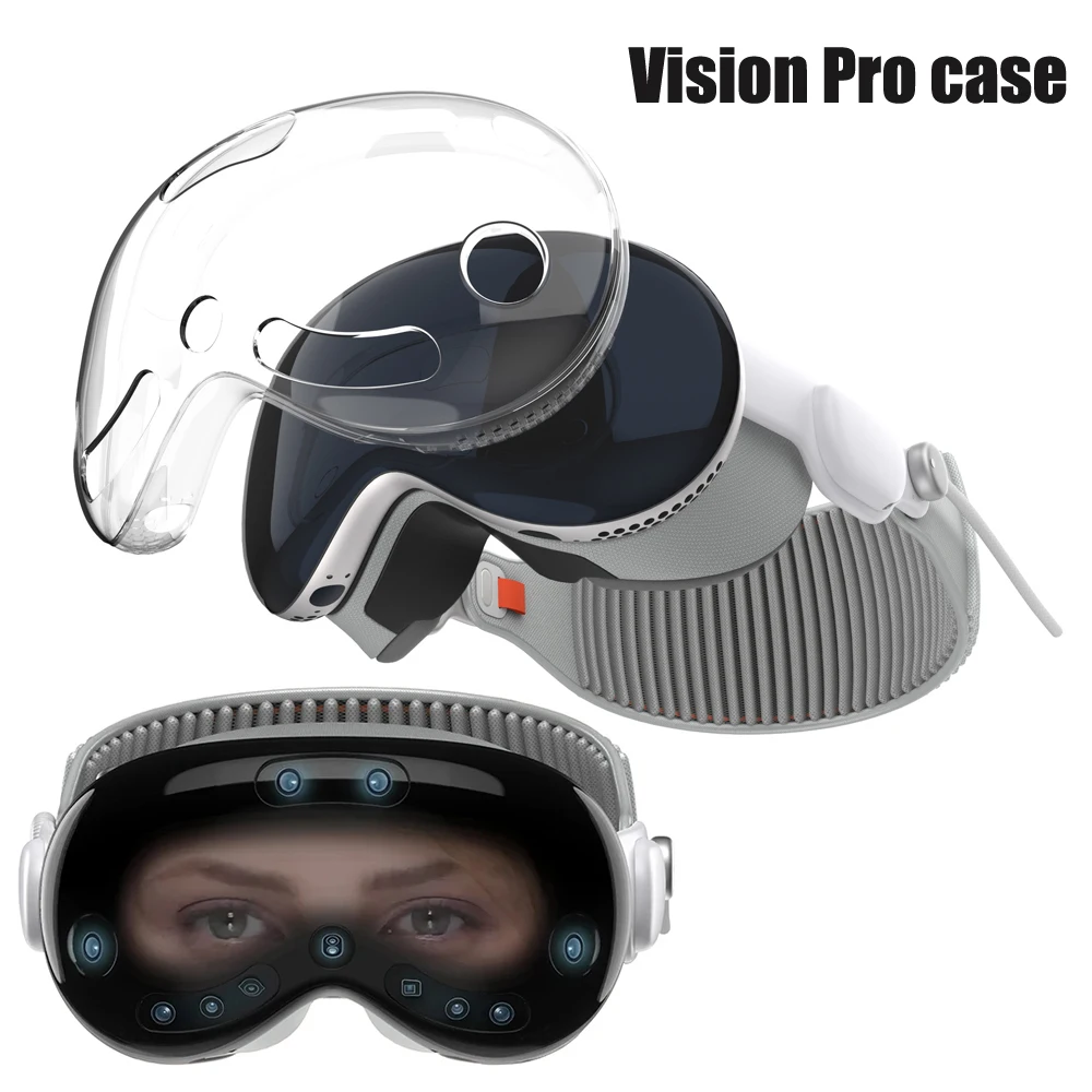 Per Apple Vision Pro Custodia Protettiva Cover Nanoscale Matrix Process Guscio Protettivo Trasparente Accessori Vr Per Vision Pro