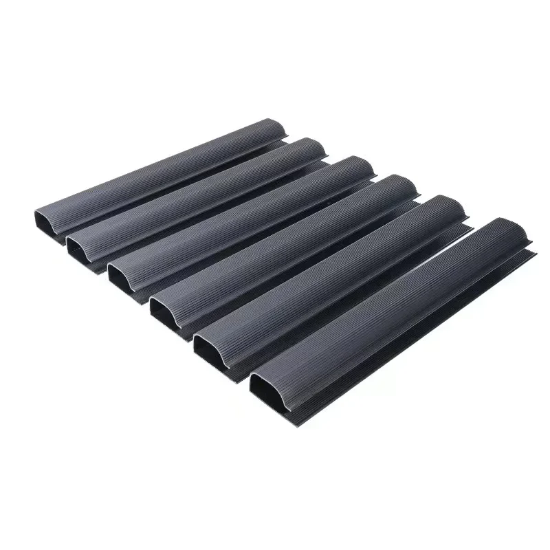 J Channel Desk Cable Organizer Black Cable Protecter PVC Waterproof Management Accessories Under Desk Tv Background