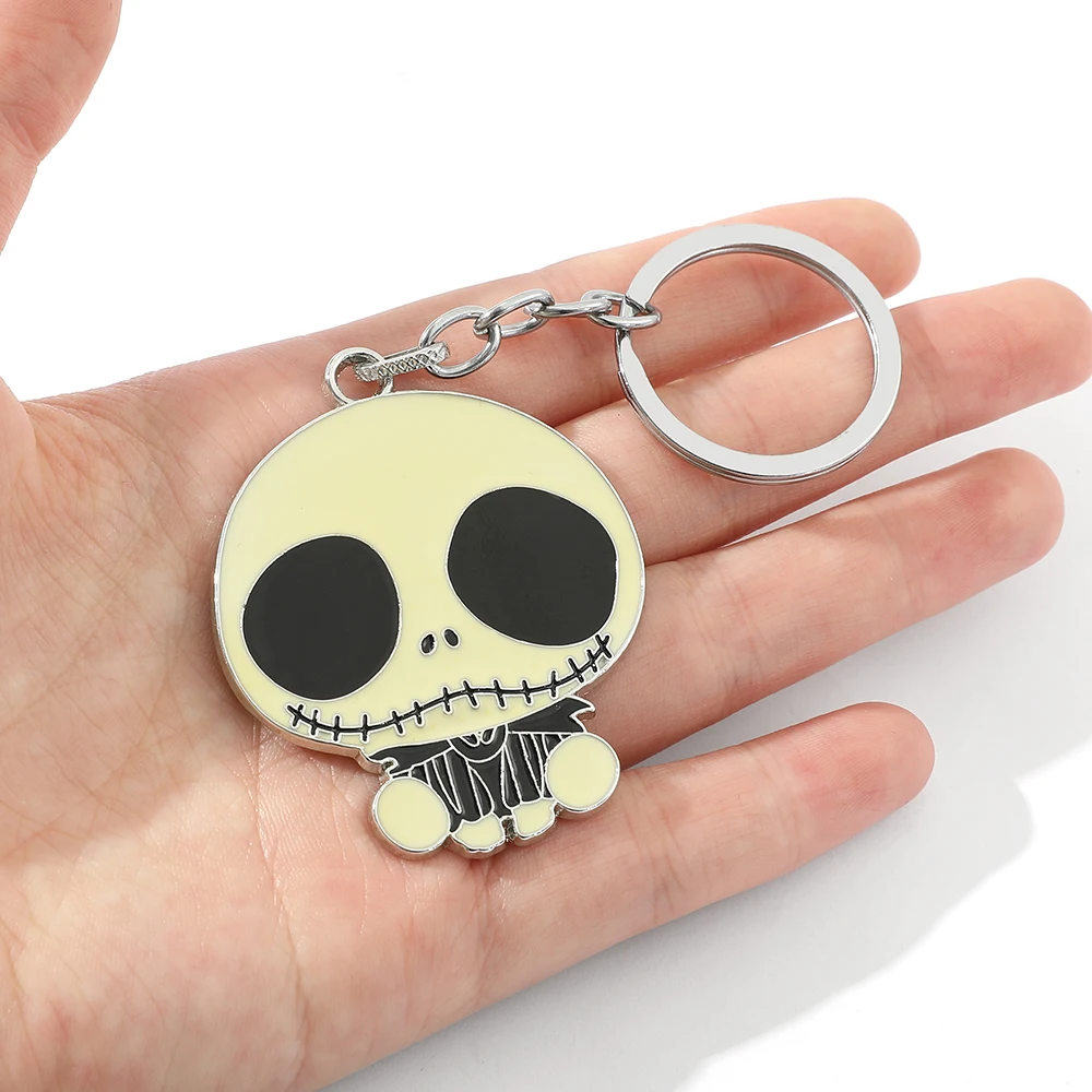 크리스마스 전 악몽 잭 키체인, 스켈링턴 샐리 모델, 할로윈 테마 키링, 쥬얼리 액세서리 선물 - AliExpress, image size:1000x1000