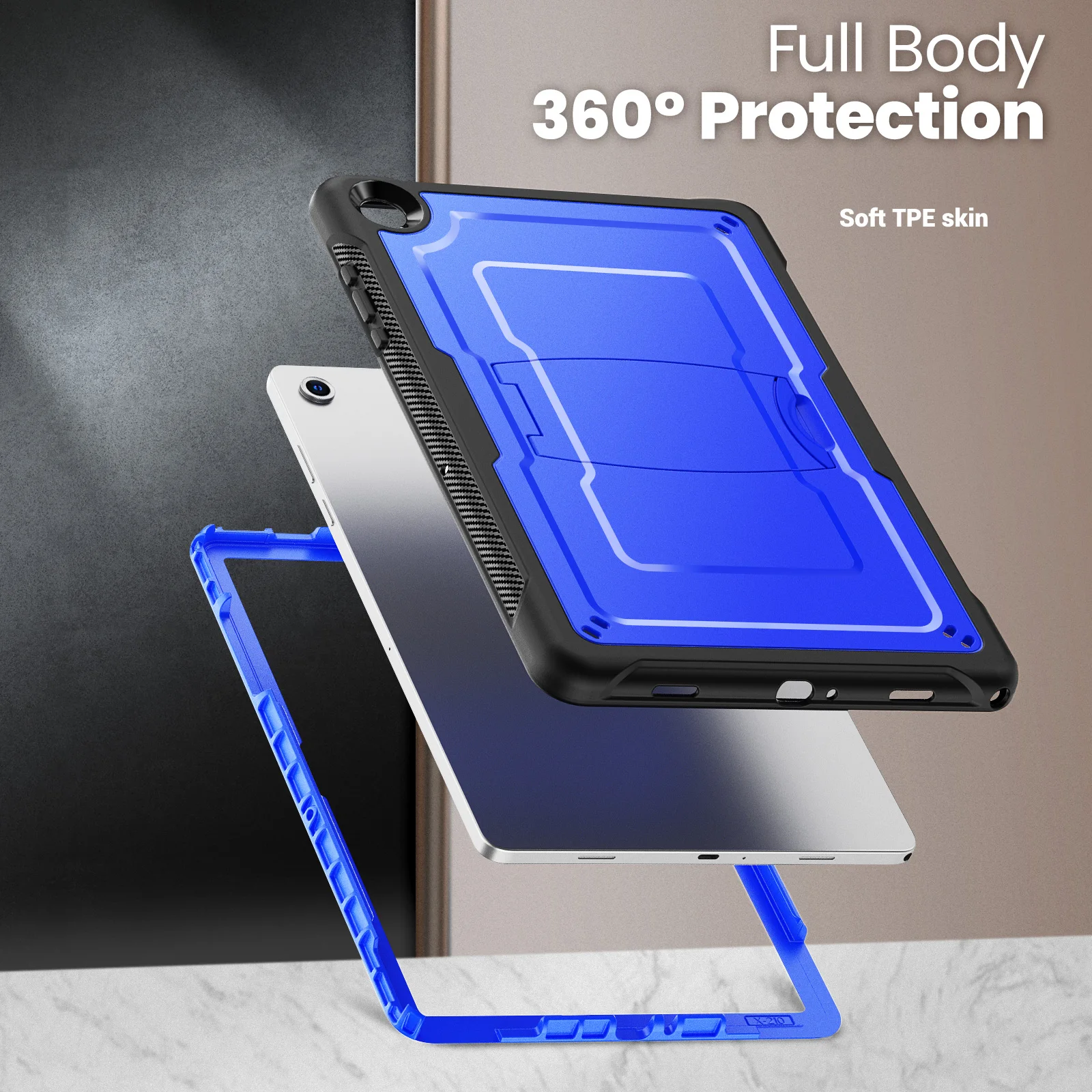 Heavy Duty 11 Tablet Protective Stand Case