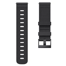 Premium 24mm Nylon Watch Strap Wristband - Suunto 24mm (Black)