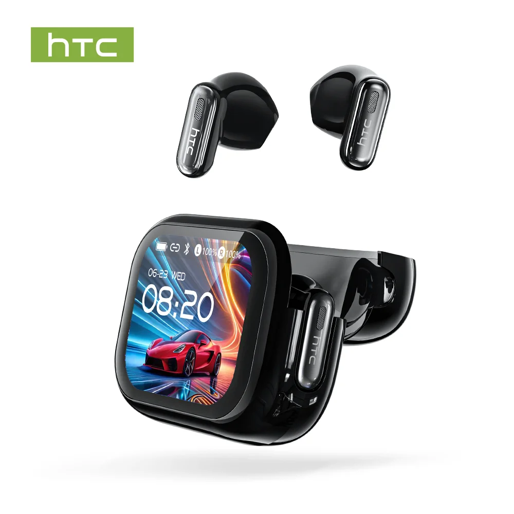 Htc Ne68 Wireless Bluetooth Earphones With Enc And Led Display_voghion.com