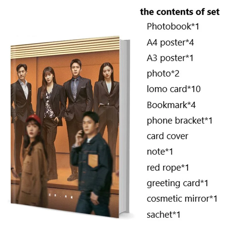 

Fake it till you make it Elvira Cai Wenjing Elvis Han Dongjun Photobook Set With Poster Lomo Card Bookmark Photo Album