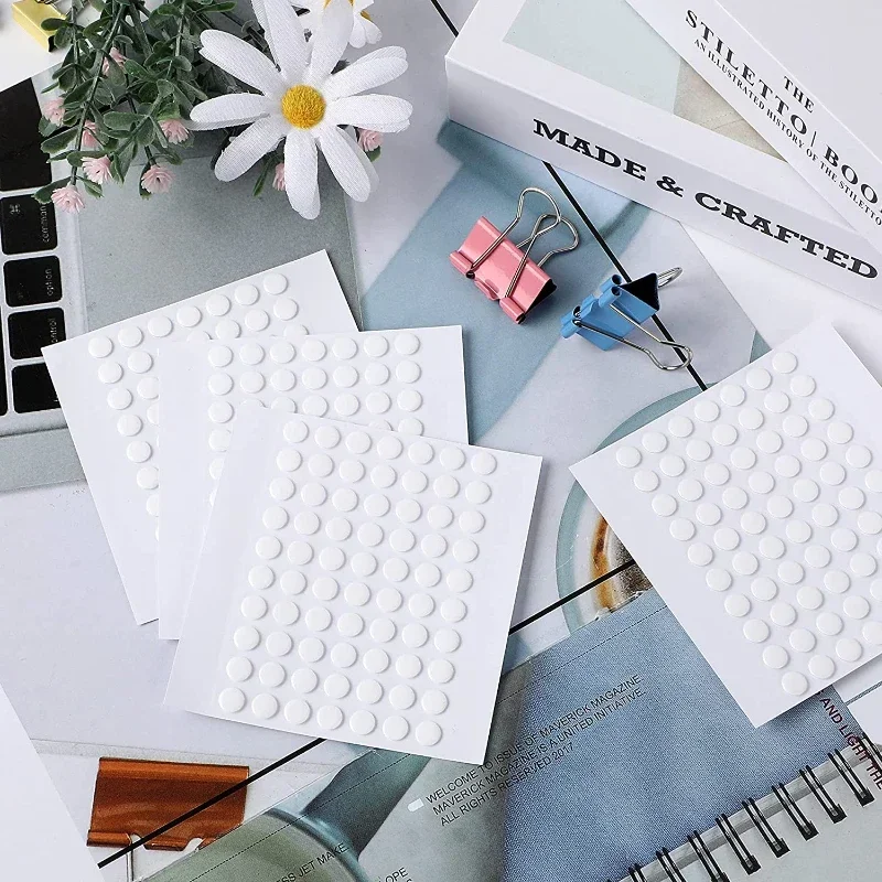 50/100pcs Double Sided Adhesive Dots Tape Clear Sticky Tape Removable Round Sticky Tack No Trace DIY Festival Decor