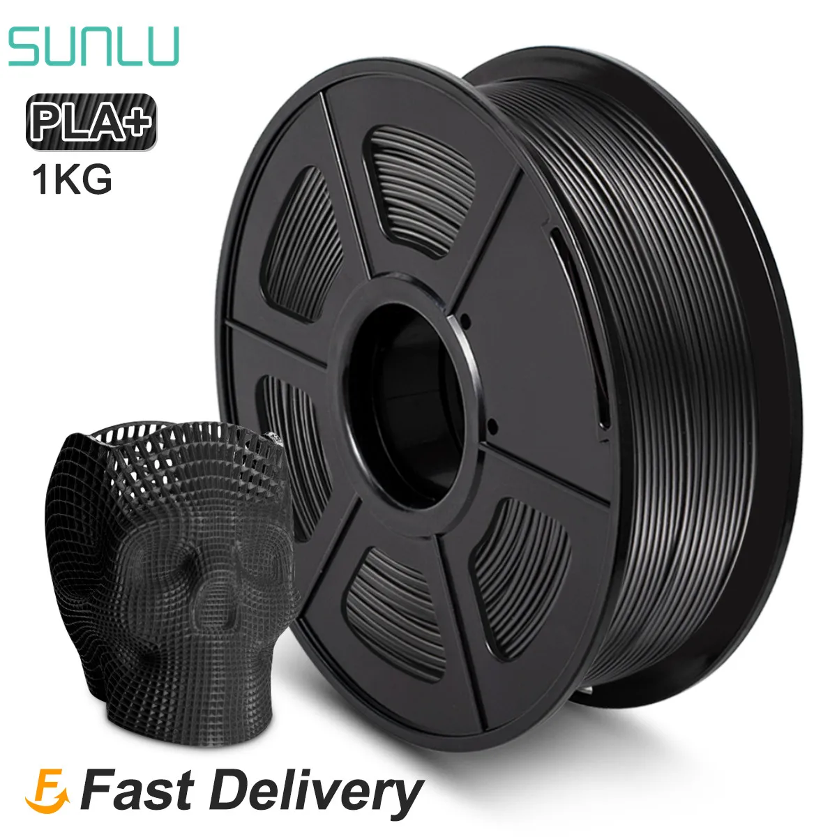SUNLU PLAPLUS 1.75MM 1KG Filament 3D FDM Printer Material No Bubble  Bendable Eco-Friendly Non-Toxic Odorless Good Toughness
