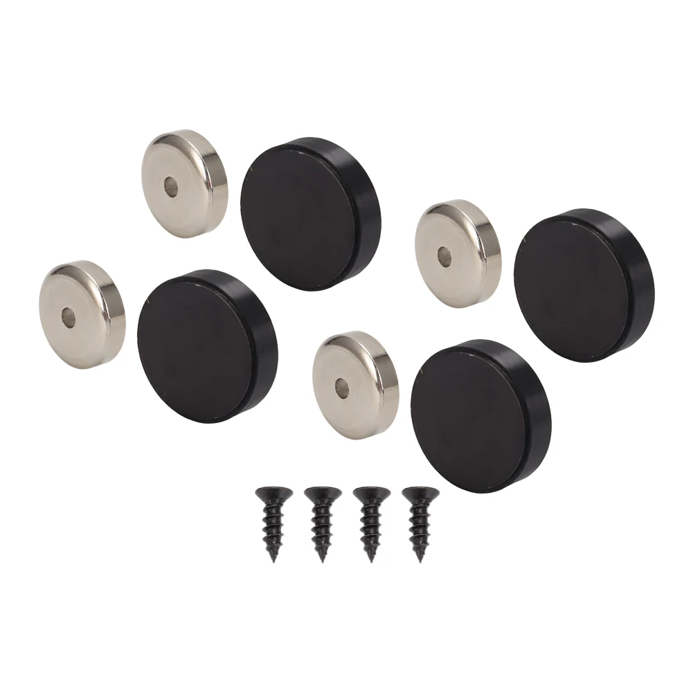 Verbesserte Universelle Schwarze Magnetische Kennzeichenhalterung | 4er-Set für vorne und hinten – Detail 2
