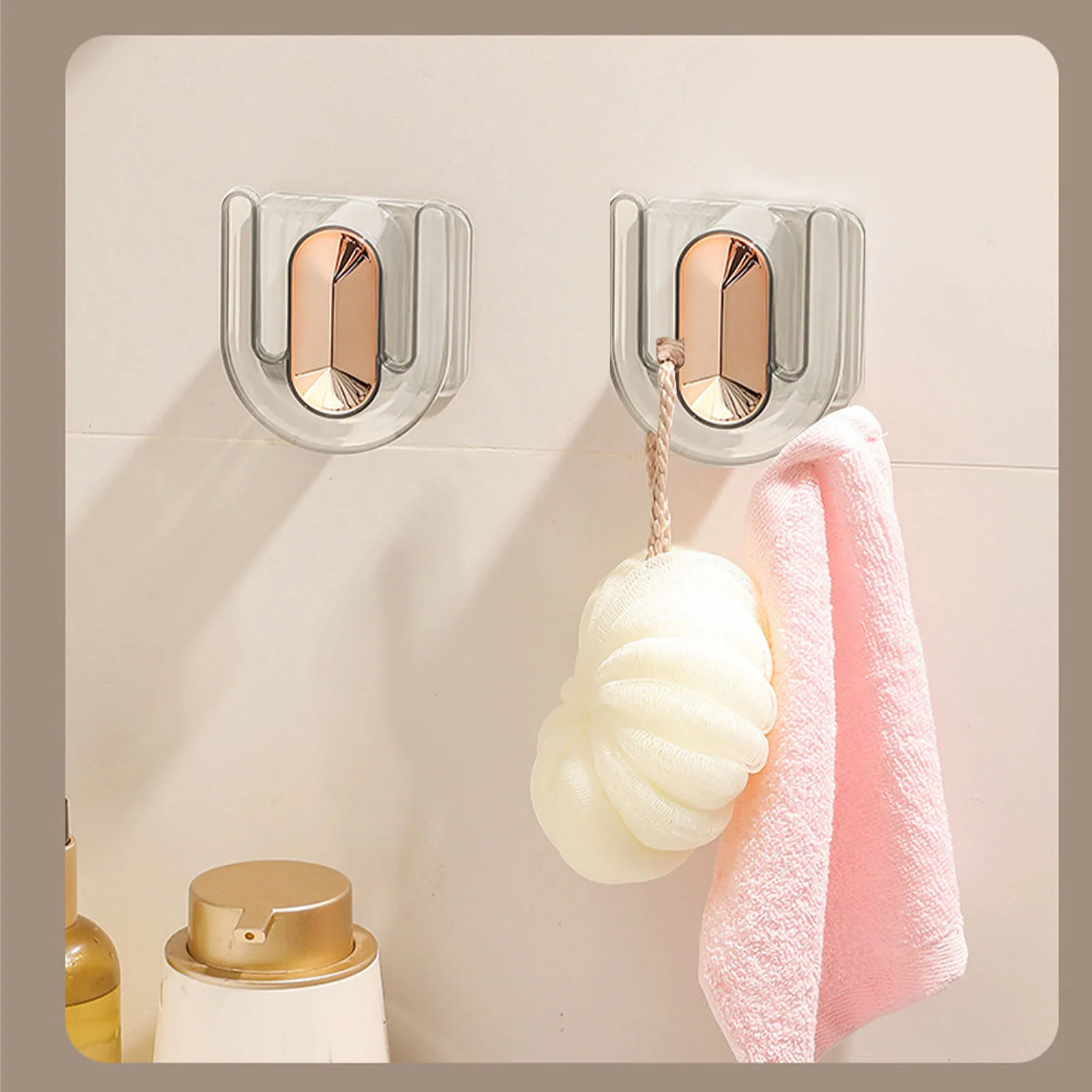 2Pcs Wall Mounted Slippers Rack Strong Plastic Space Saving Waterproof Slippers Hanger for Home Bathroom Salon Slippers Hanger