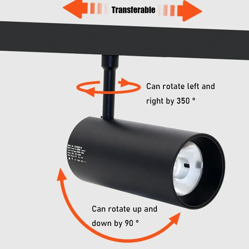 Ceiling Track Light Modern Magnetic Track Embedded Spotlight Floodlight Livingroom Lighting Magnetic Rail Indoor Lighting System