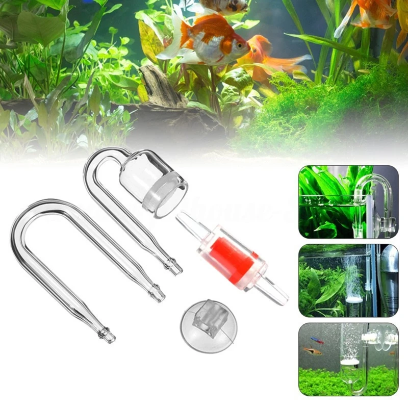 Diffuseur Dioxyde Carbone Atomiseur Dioxyde Carbone Diffuseur Aquarium  Ventouse Aquarium Bulles Co2 Diffuseur Régulateur Atomiseur Diffuseur Co2  Réservoir Pour l'Aquarium De Réservoir De Poissons