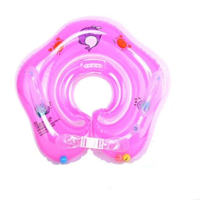 Summer Newborn Swimming Inflatable Neck Ring Baby Special Swimming Equipment Children's Double Balloon Swimming Ring Props 2
