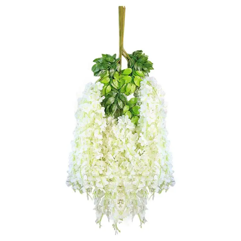 

Flower Vines For Decoration 12pcs Faux Flower Vines Garland Floral Decor For Wedding Arch Living Rooms Garden Yard Patio