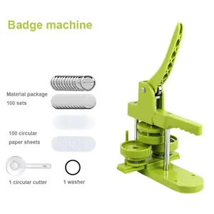 Rectangle Shape Fridge Magnet Button Badge Making Machine 80*53cm Size DIY  Button Maker