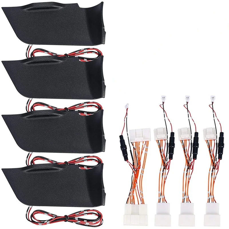 

Car LED Light Inner Door Handle Bowl Mood Lighting Decorative Car Lamp For Toyota RAV4 2019-2020