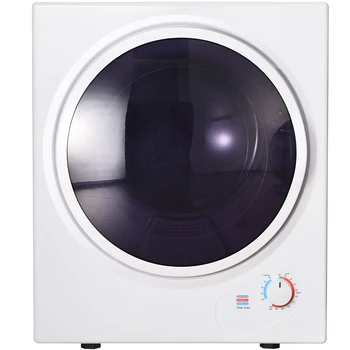 Essiccatore di scarico 2.5kg, essiccatore a parete, timer da 200 minuti, doppio filtro, riscaldamento PTC in ceramica, rullo in acciaio inossidabile 1