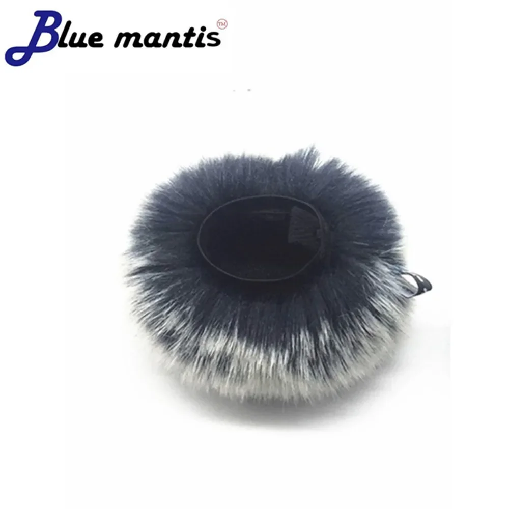 Blue Mantis Pop Fliterdead Cat Outdoor Artificial Fur Wind Muff Parabrezza Shield Per Shure Beta 58A Parabrezza Shield Mic Cover