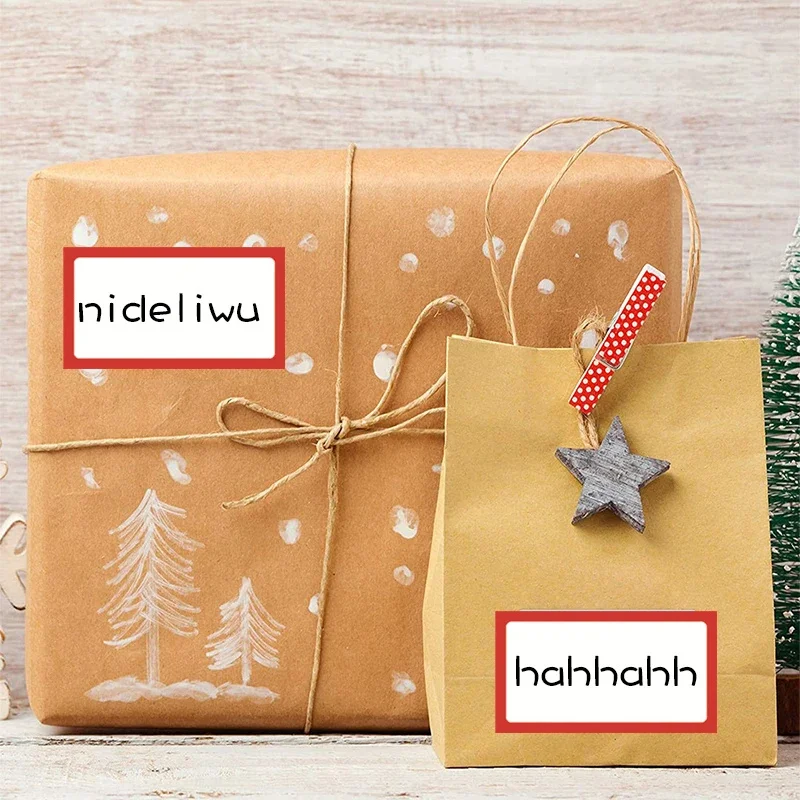 250Pcs Waterproof Blank Self Adhesive Assorted Label Stickers Removable Label Stickers Name Tag File Office School Home Supplies