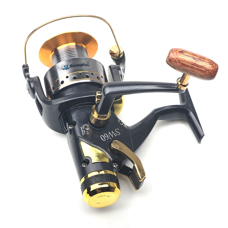 Rompin Most Popular carp fishing bait Fishing reel Spinning reels runner  SW50 SW60 metal Smooth