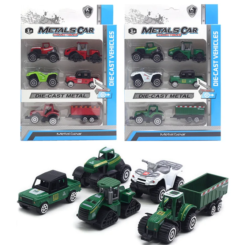 1:64 Alloy Engineering Vehicle Car Model,Farm Tractor Toys,Military  Tanks,Children's Gifts in Original Packaging,Wholesale