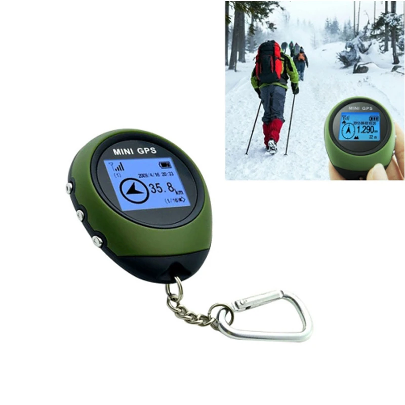 GPS Tracker MINI Tracking Device for Outdoor Hunting Portable Navigator Travel Keychain Micro Handheld GPS Locator