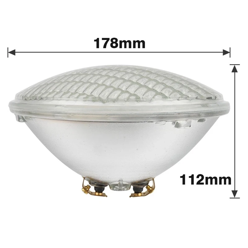 IP68 PAR56 RGB 수중 램프, 수영장 분수 조경 LED 스포트라이트, 방수 AC12V, 18W, 화이트, 웜 화이트, 블루, RGB