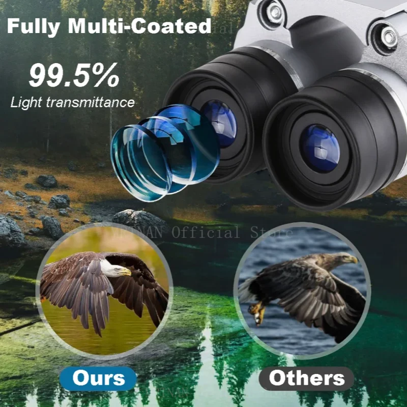 50000m Professional Powerful Binoculars Automatic Focusing Telescope HD High-magnification Low-light Portable Outdoor Binoculars 5