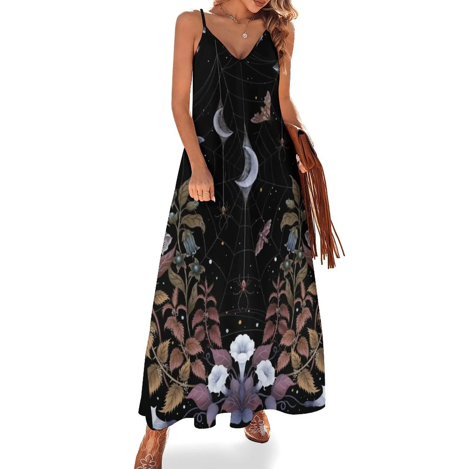 

Witch Garden Sleeveless Dress clothing women summer 2024 Dress woman luxury evening dresses 2024