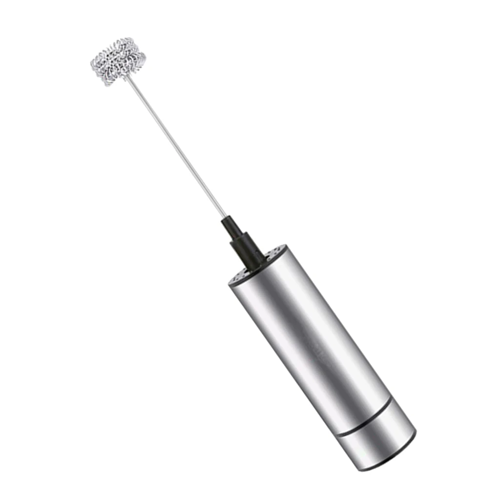 Electric Handheld Milk Frother -Triple Spring Whisk cappuccino, latte, , , cocktails, etc 3
