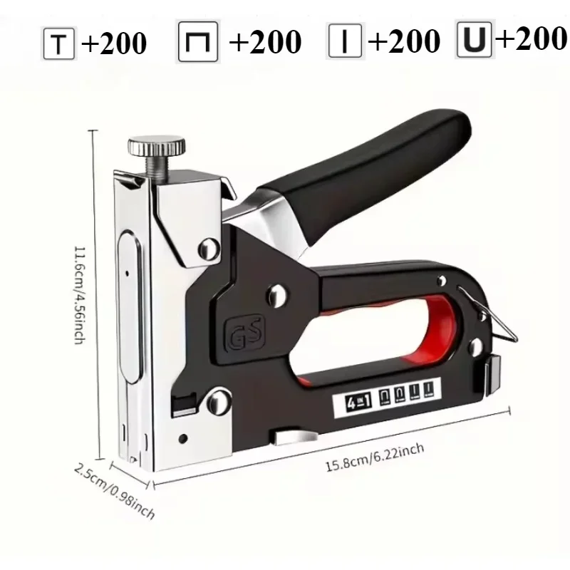 مسدس دبابيس نصف أوتوماتيكي متعدد الوظائف، مصنوع من...