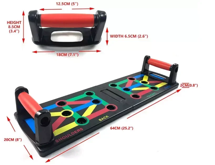 Multi-functional Push Up Rack Board Men Women Comprehensive Fitness Exercise Push-up Stands Body Building Training System Home
