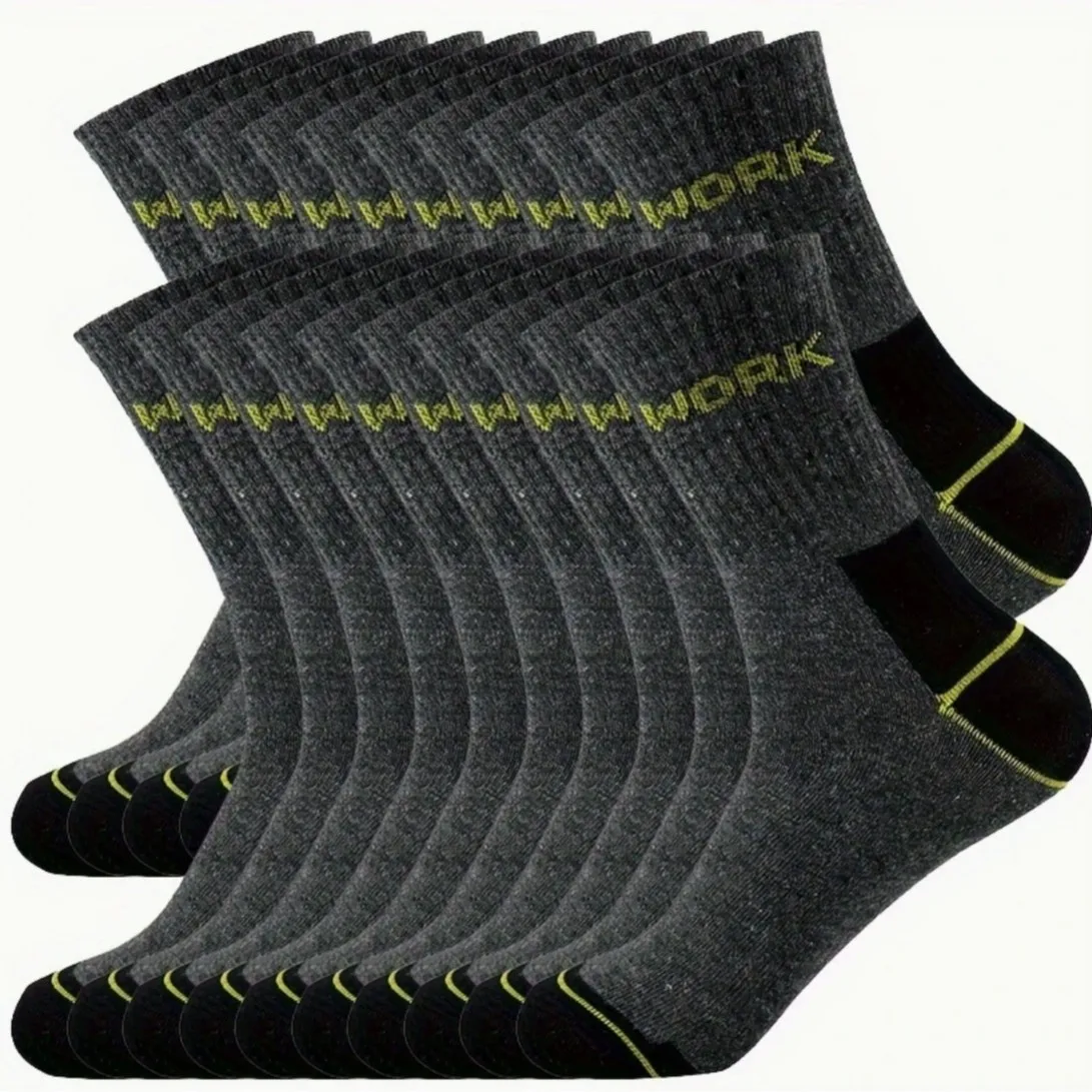 Chaussettes homme mi-tube absorbantes anti-odeurs sport basse coupe toutes saisons confort